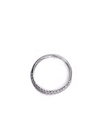 Anello Stocco Gioielli Donna in Oro bianco Zirconia ANS 103 - ANS 103